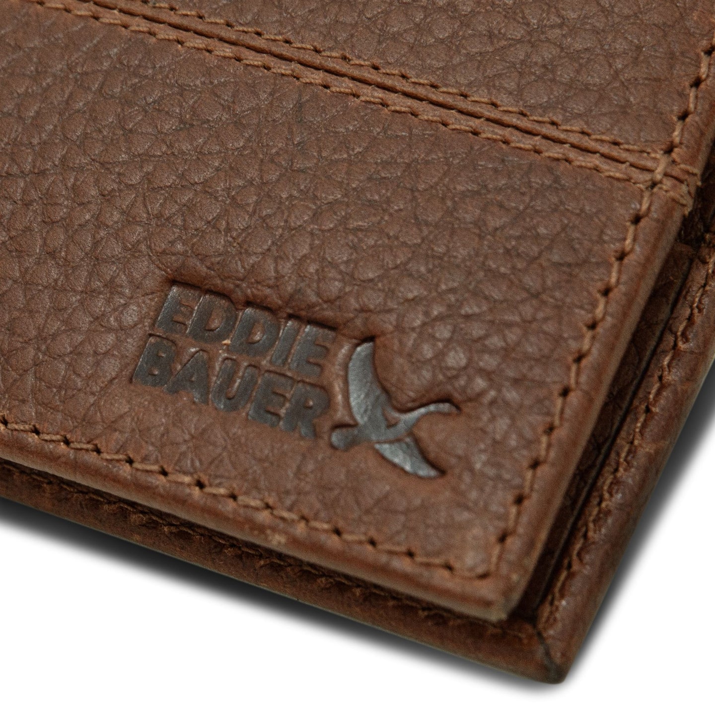 Extra Capacity Rugged Leather Bifold With Flip Id-Black-8