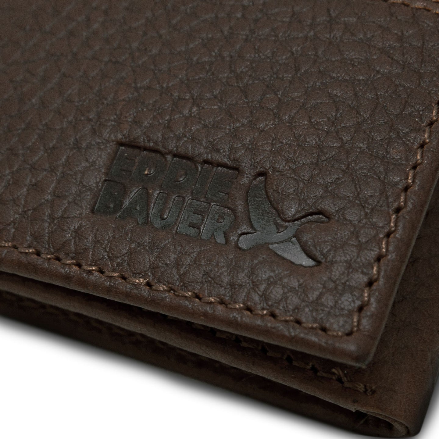 Extra Capacity Rugged Leather Trifold With Flip Id-Black-8