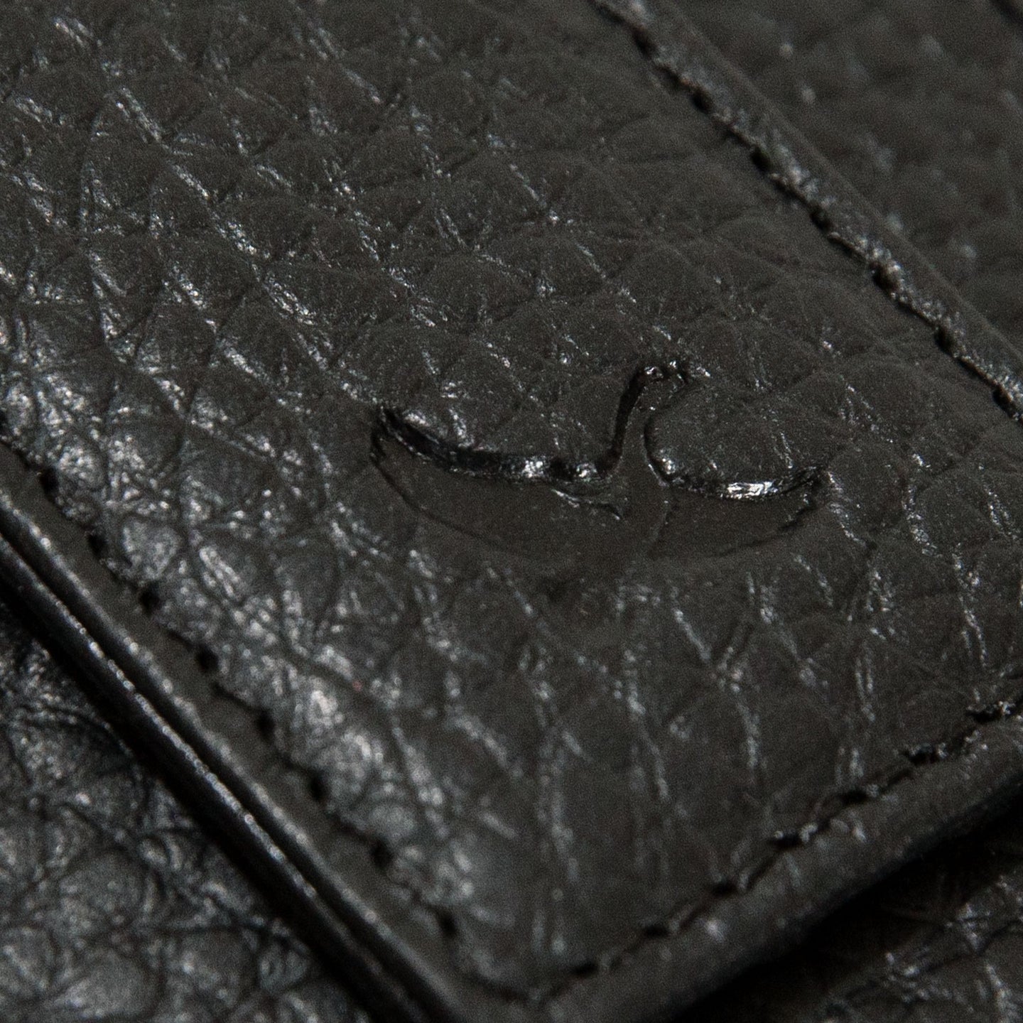 Rugged Leather Money Clip Bifold Wallet-Black-19