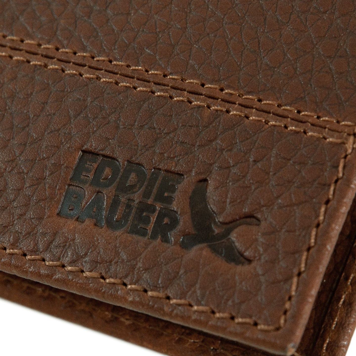 Rugged Leather Money Clip Bifold Wallet-Black-12