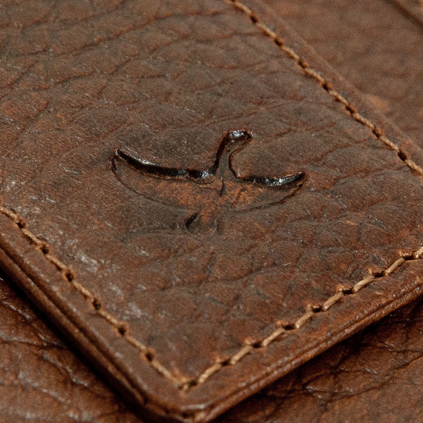 Rugged Leather Money Clip Bifold Wallet-Black-21