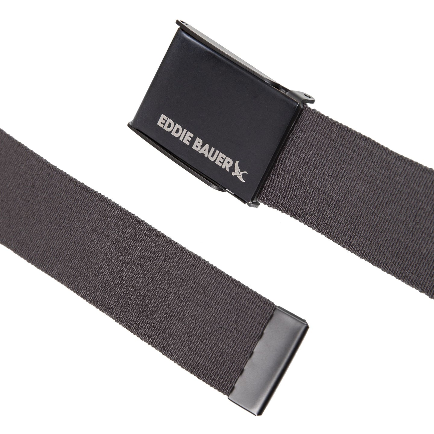 Backcountry Active Stretch Webbing Belt With Military Buckle-Dark Smoke-3