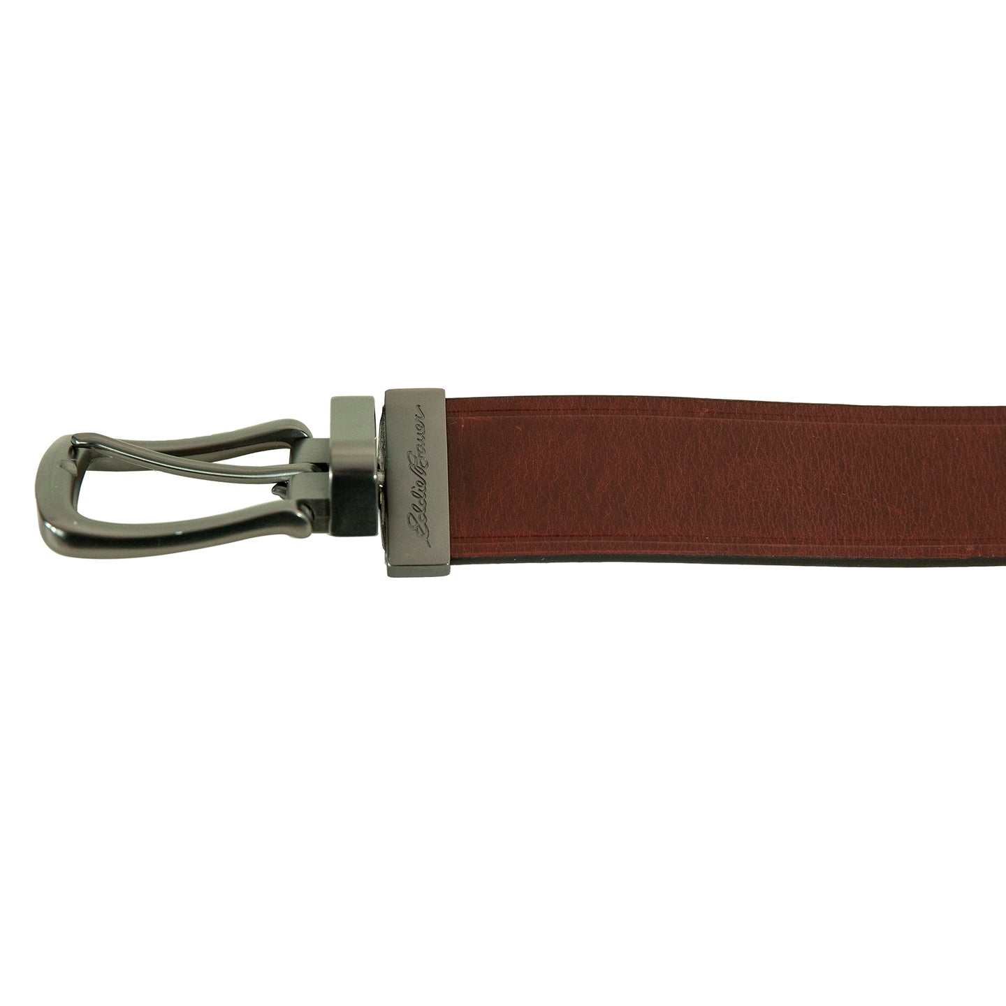 Smooth Leather Reversible Belt-BROWN/TAN-7