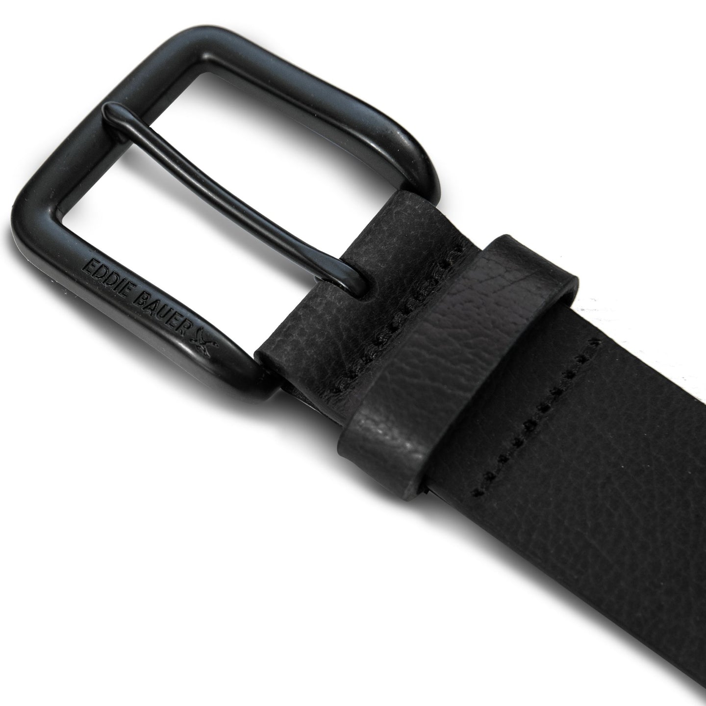 Matte Leather Jean Belt-Black-3