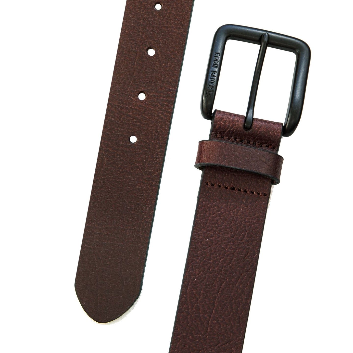 Matte Leather Jean Belt-Brown-9