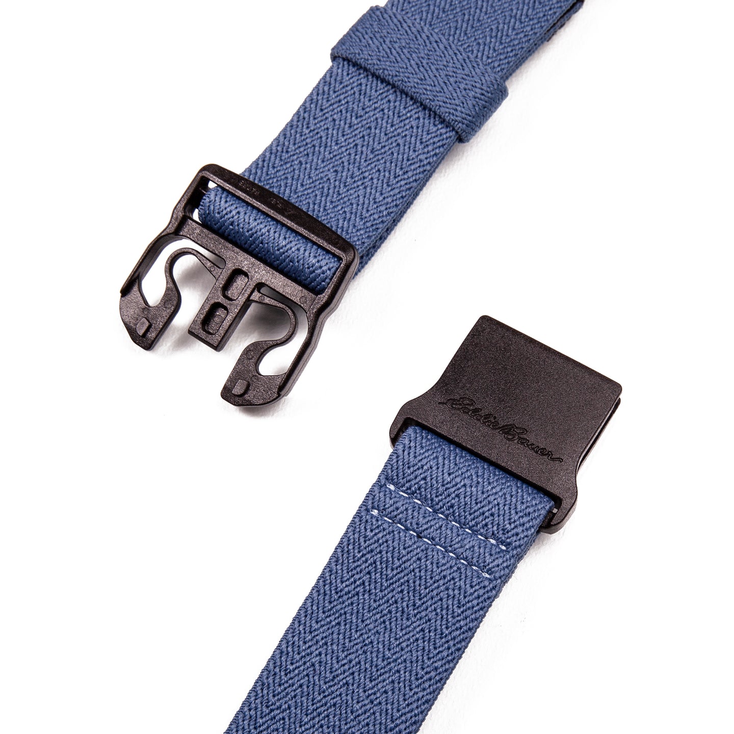 Trail Active Solid Stretch Webbing Belt-Blue-11