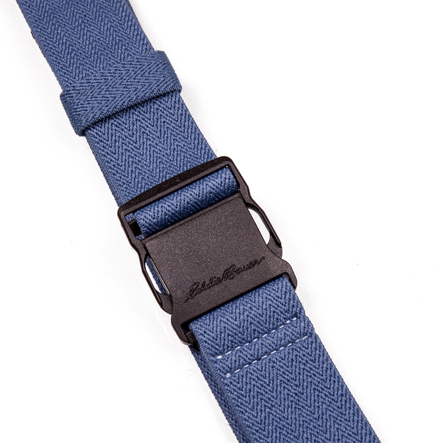 Trail Active Solid Stretch Webbing Belt-Blue-12