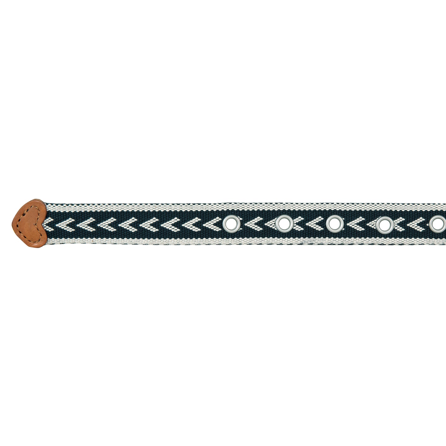 Cascade Woven Belt With Metal Buckle-Navy-5