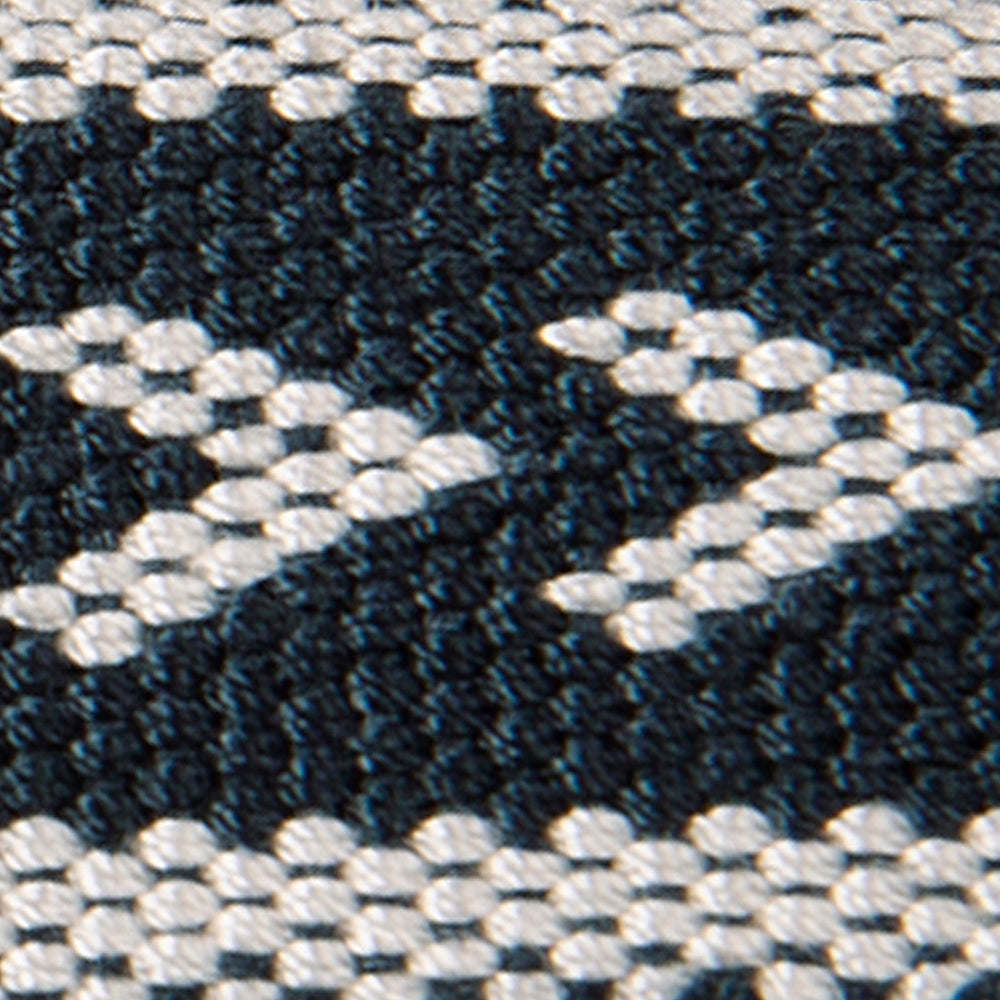 Cascade Woven Belt With Metal Buckle-Navy-6