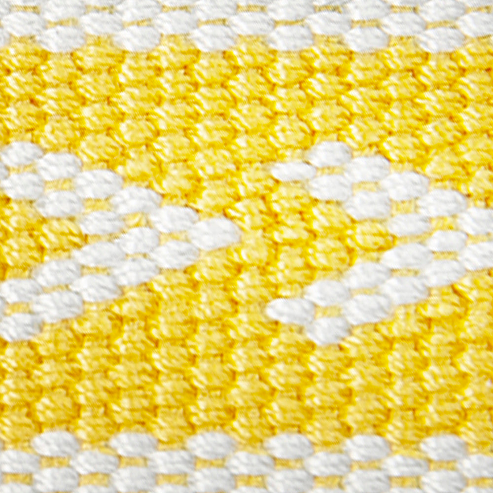 Cascade Woven Belt With Metal Buckle-Dark Marigold-12