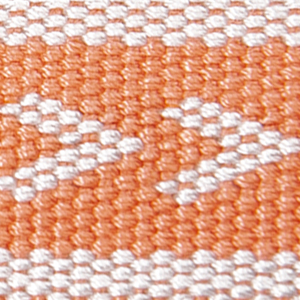 Cascade Woven Belt With Metal Buckle-Coral-18