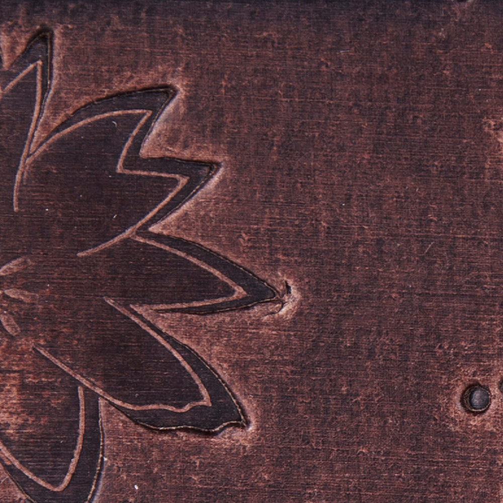 Floral Tooled Leather Belt-Brown-6