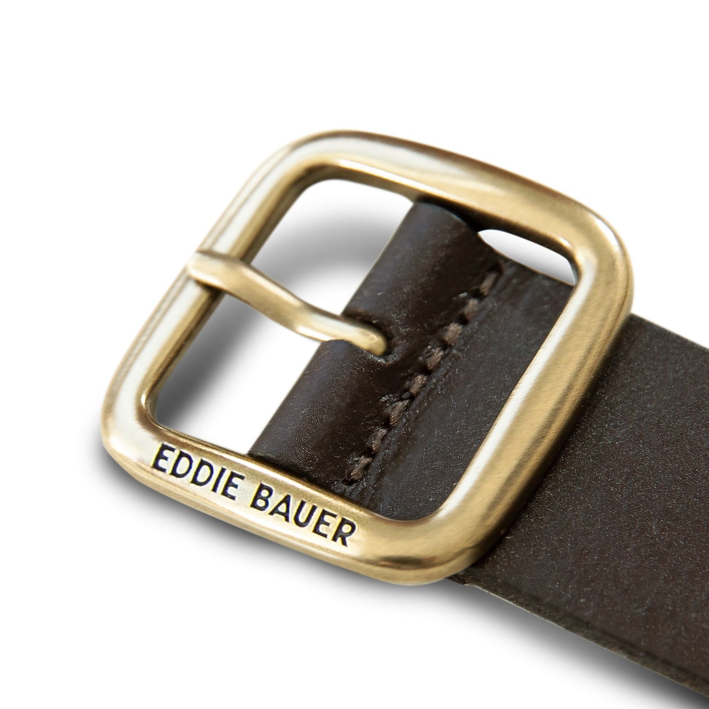 Center Bar Leather Jean Belt-Brown-8