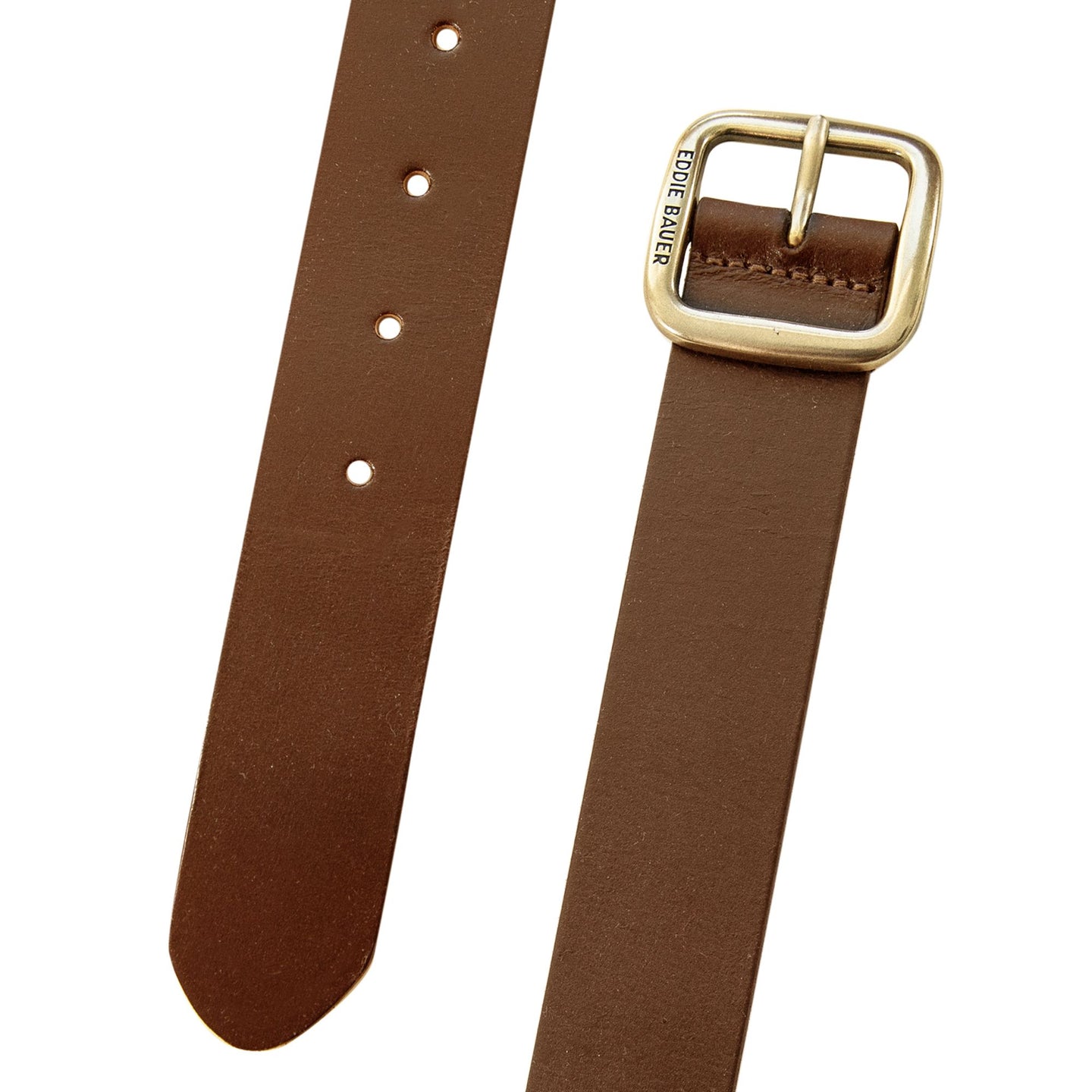 Center Bar Leather Jean Belt-Tan-14