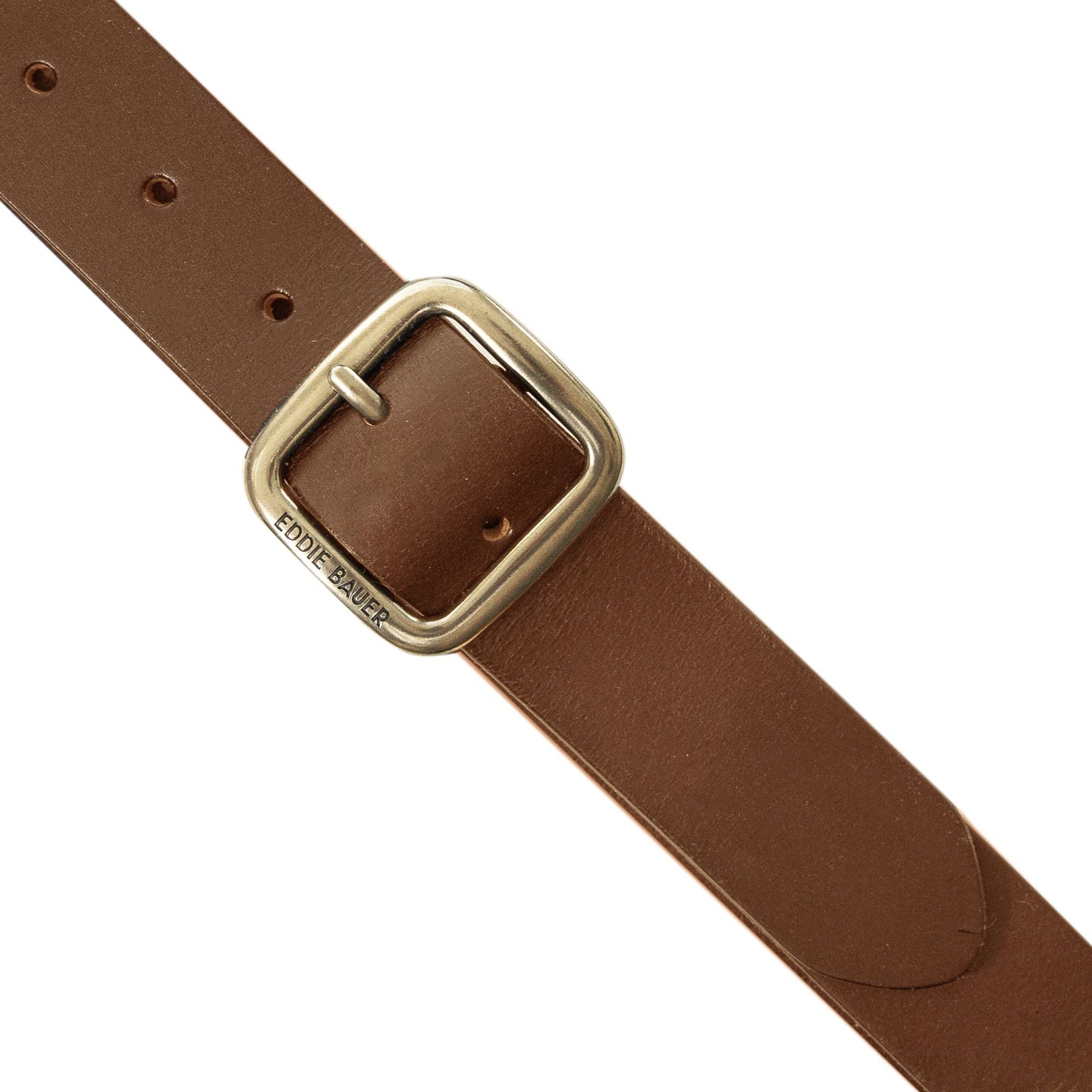Center Bar Leather Jean Belt-Tan-15