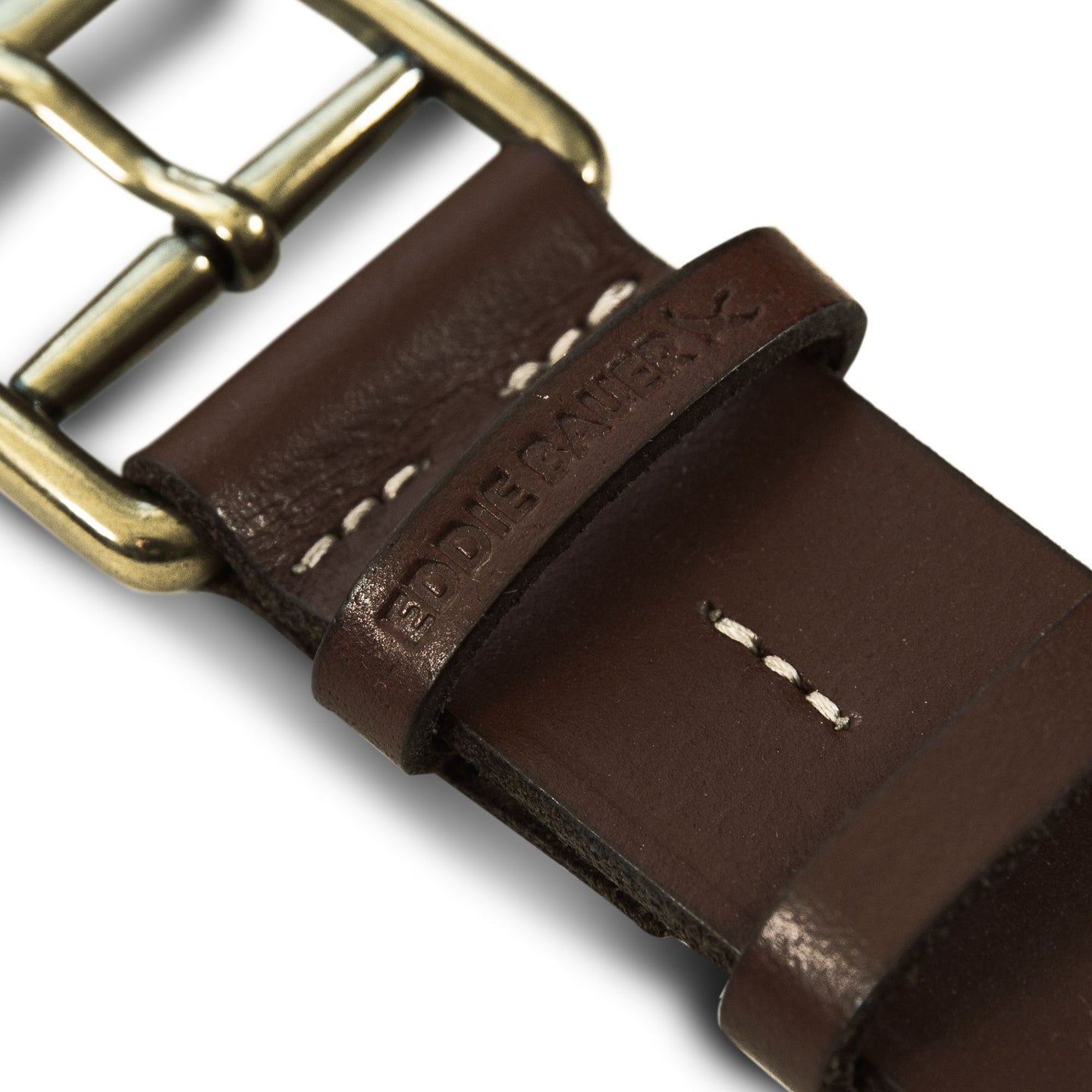 Double Keeper Leather Jean Belt-Brown-8