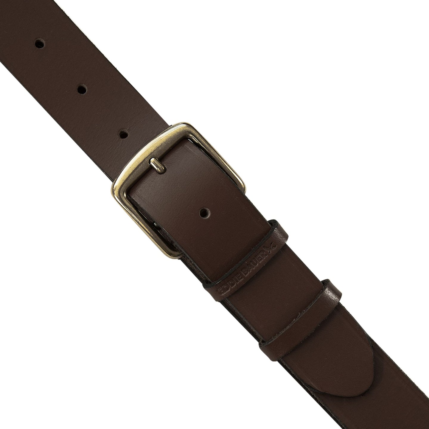 Double Keeper Leather Jean Belt-Brown-10