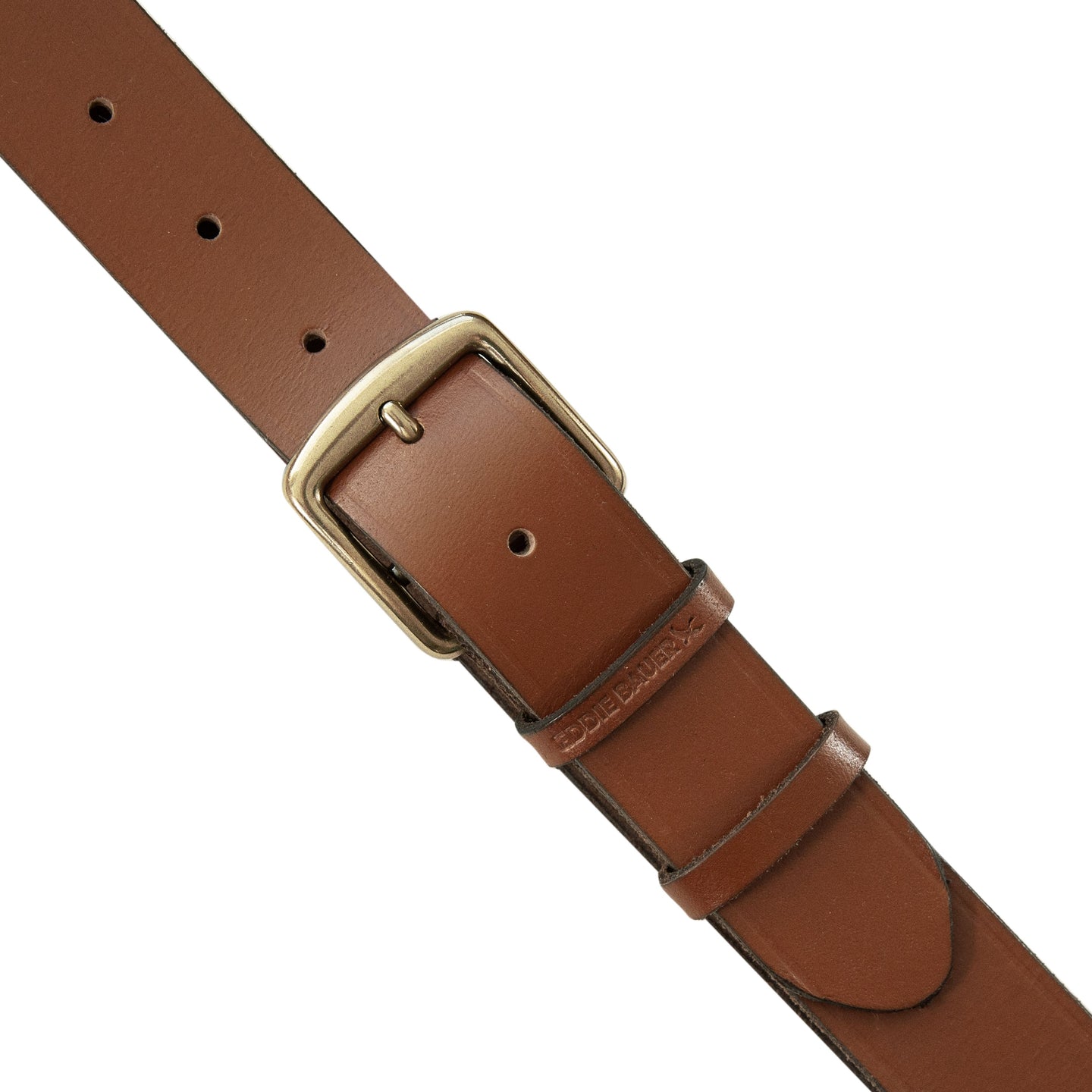 Double Keeper Leather Jean Belt-Tan-15