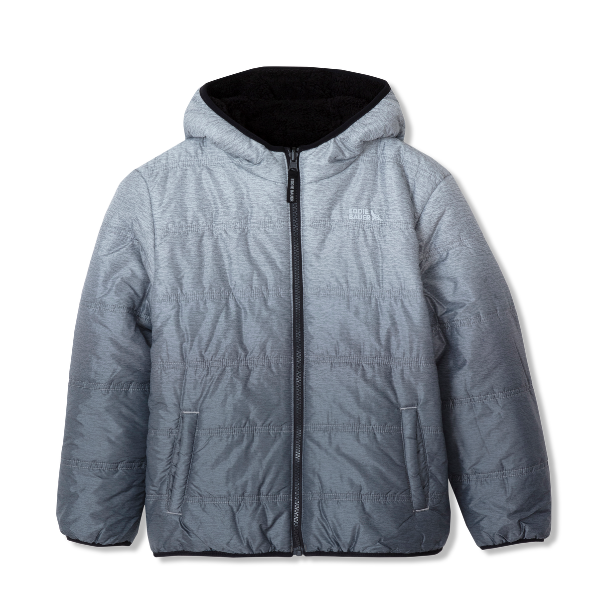 Eddie Bauer Kids Boys Deer Harbor Reversible Hooded Jacket