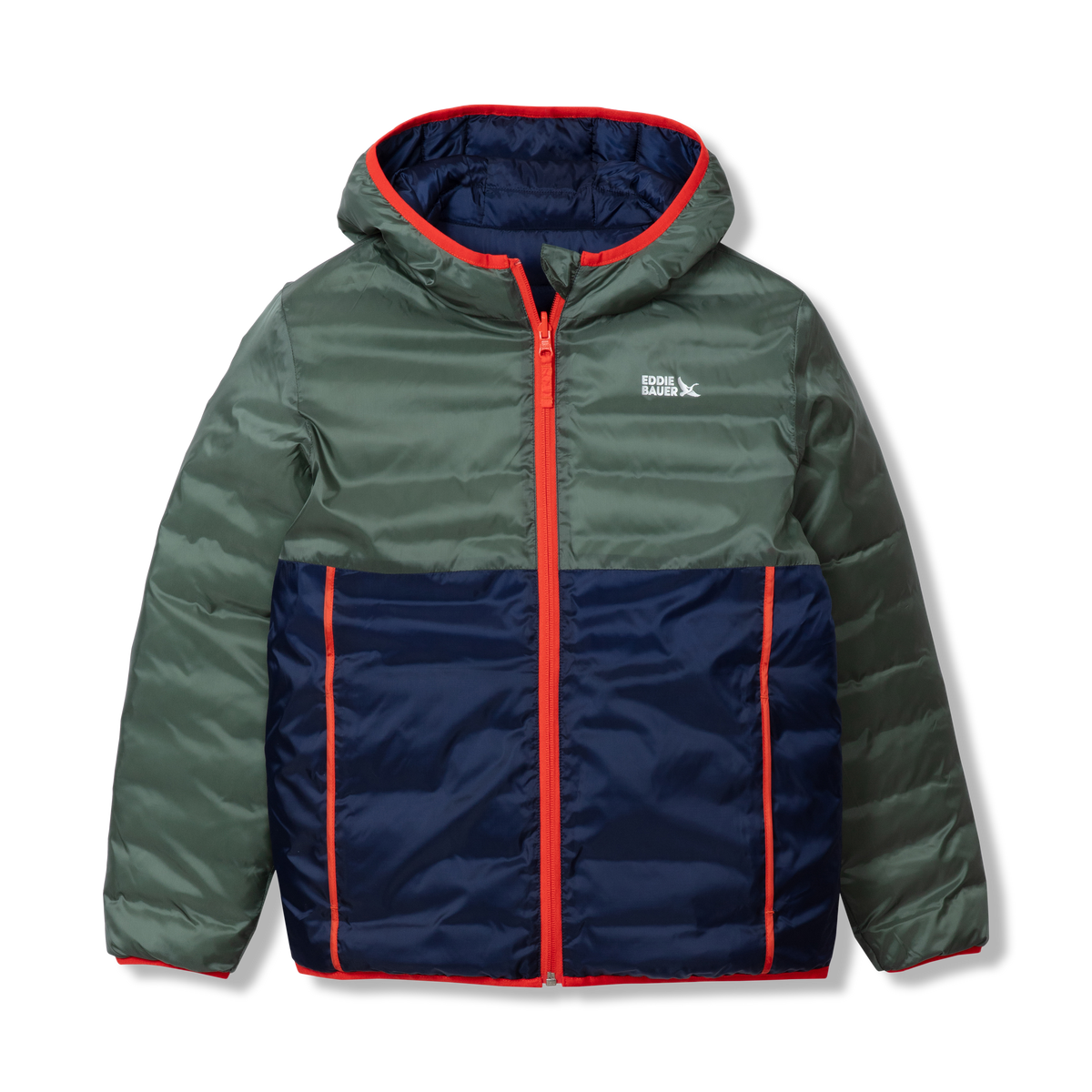 Eddie Bauer Kids Kids Reversible Cirruslite Down Hooded Jacket