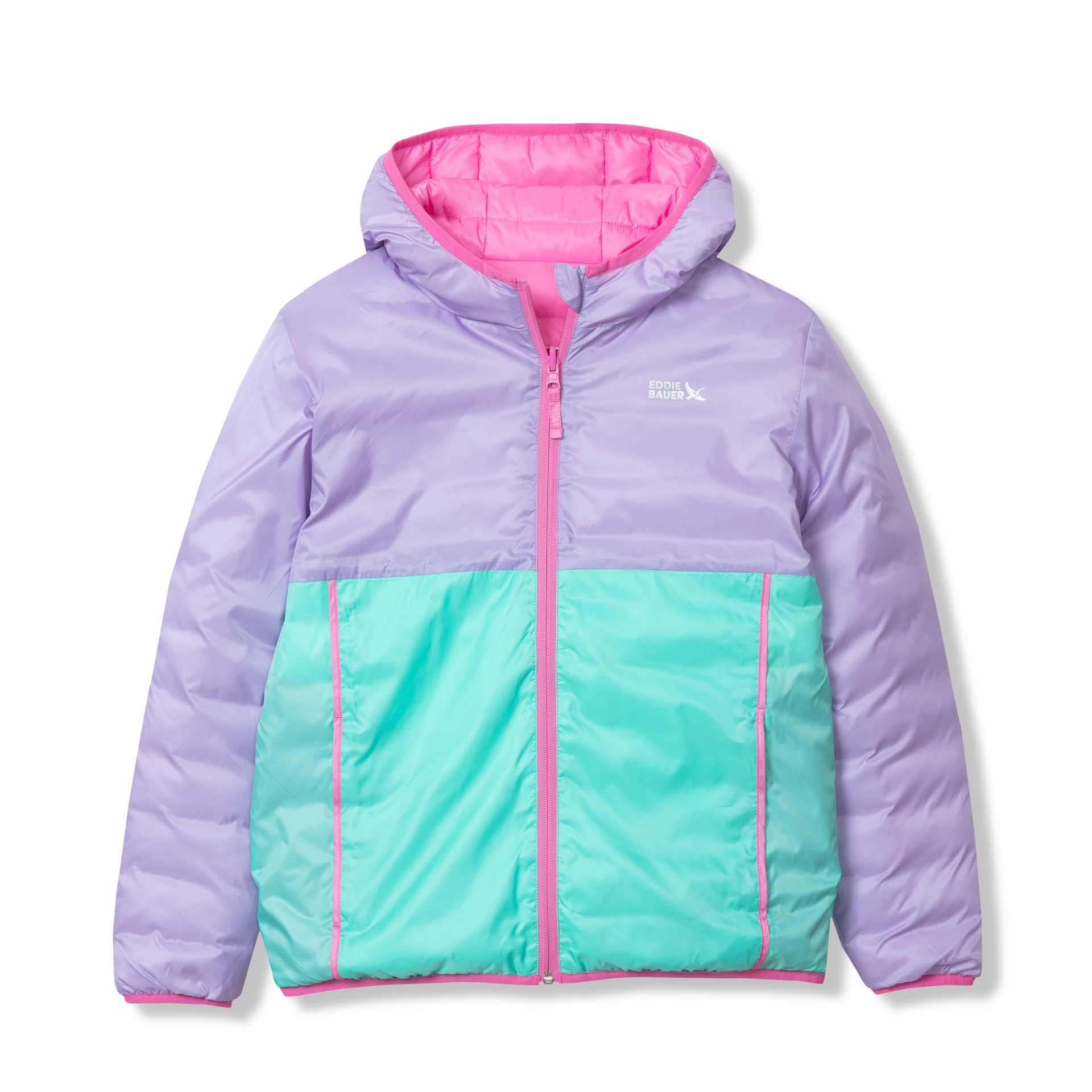 Eddie Bauer Kids Kids Reversible Cirruslite Down Hooded Jacket