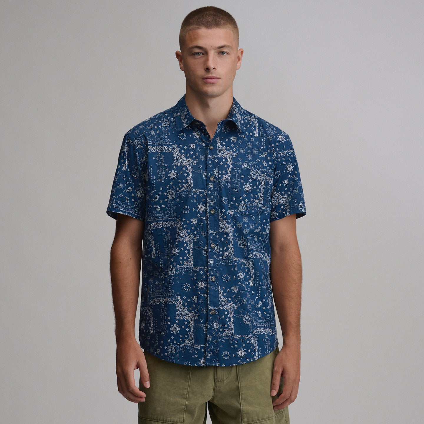 Men's Baja Short-Sleeve Shirt - Print-Dusk-9