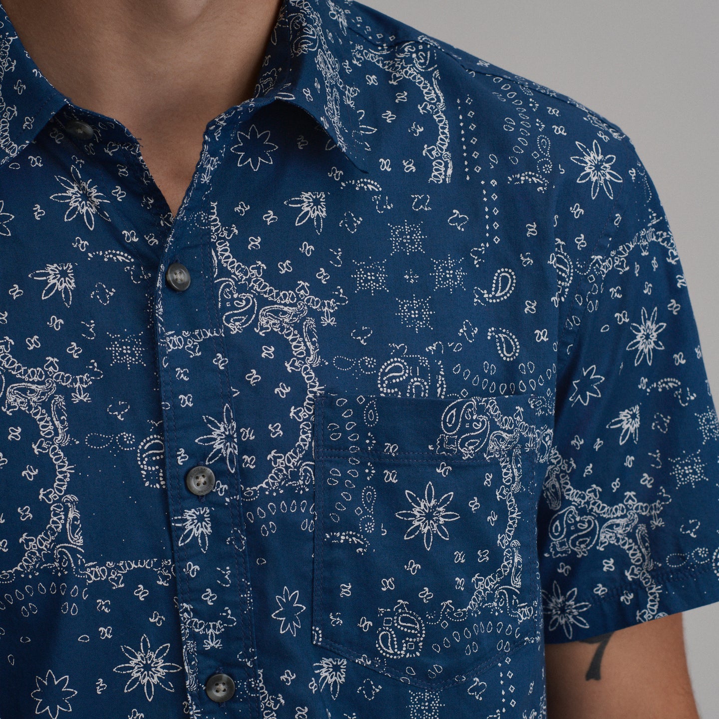 Men's Baja Short-Sleeve Shirt - Print-Dusk-11
