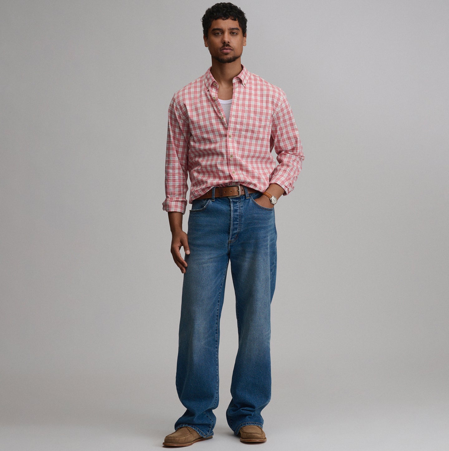Men's Voyager Flex Long-Sleeve Shirt-Tangelo-4