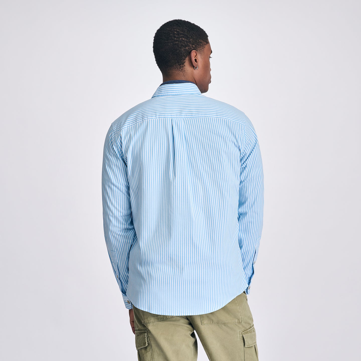 Men's Voyager Flex Long-Sleeve Shirt-Island Blue-7