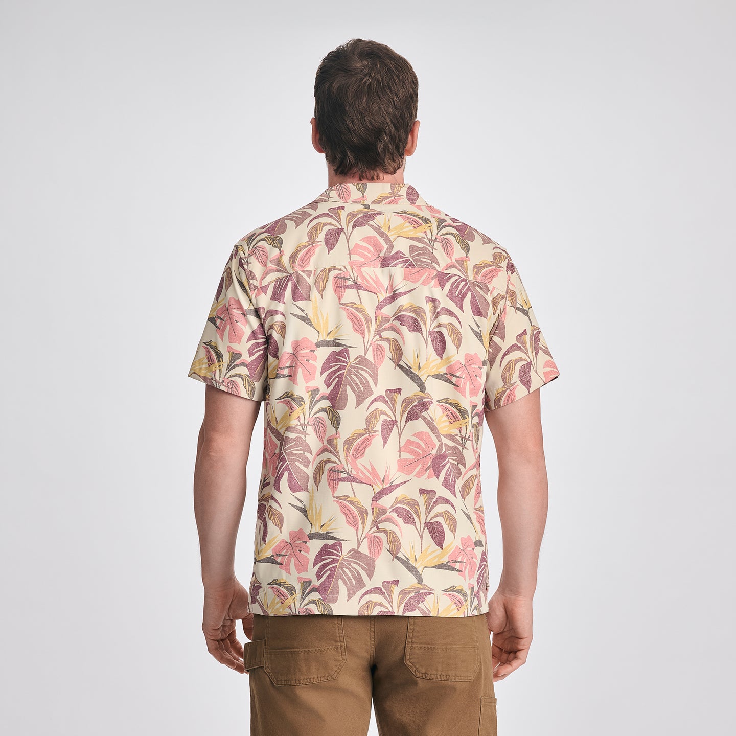 Men's SS Destination Camp Shirt--Mineral Red-4
