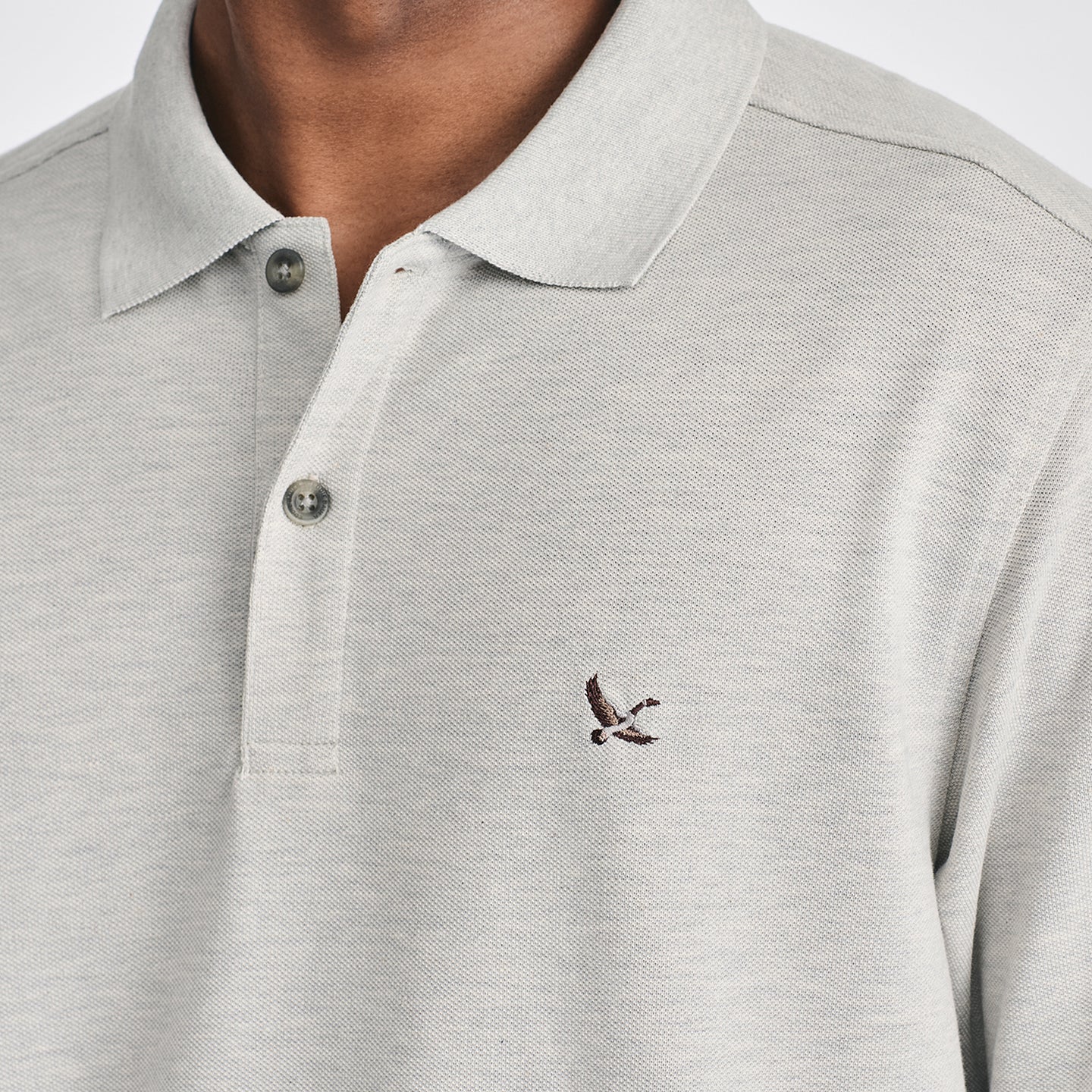 Men's Signature Piqué Short-Sleeve Polo-Lt Htr Gray-9