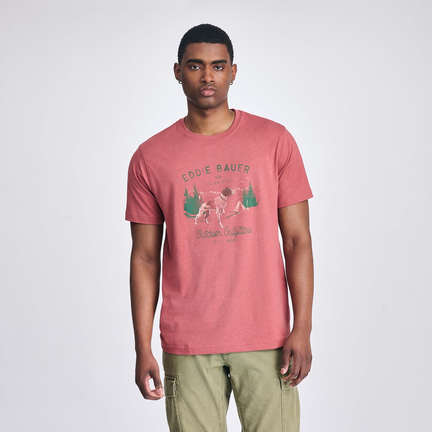 Men's EB Camp Dog T-Shirt-Mineral Red-1