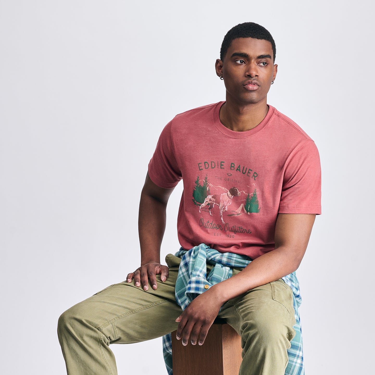 Men's EB Camp Dog T-Shirt-Mineral Red-3