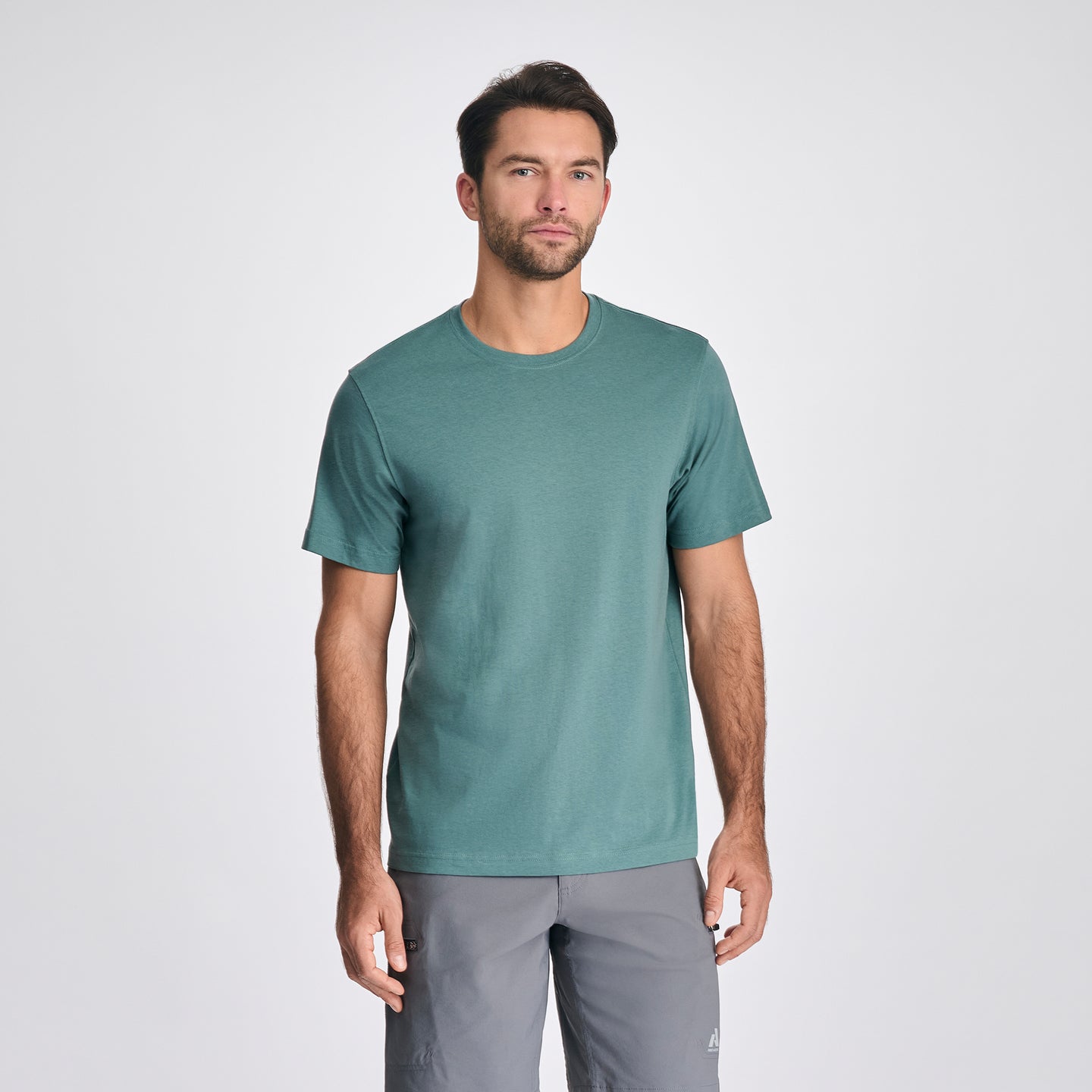 Men's Legend Wash 100% Cotton Short-Sleeve Classic T-Shirt-Patina-1