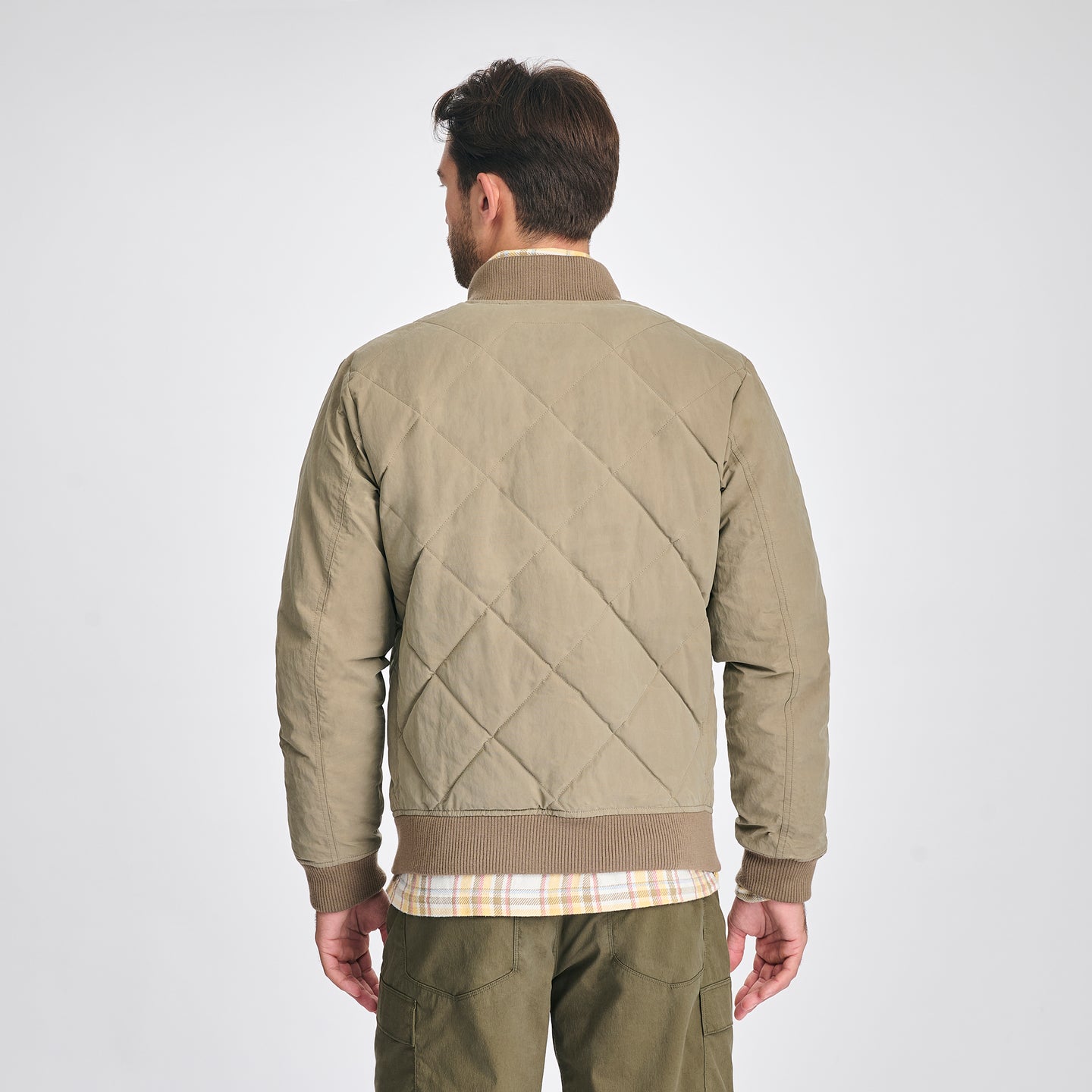 Men's 1936 Skyliner Model Down Jacket-Mushroom-2