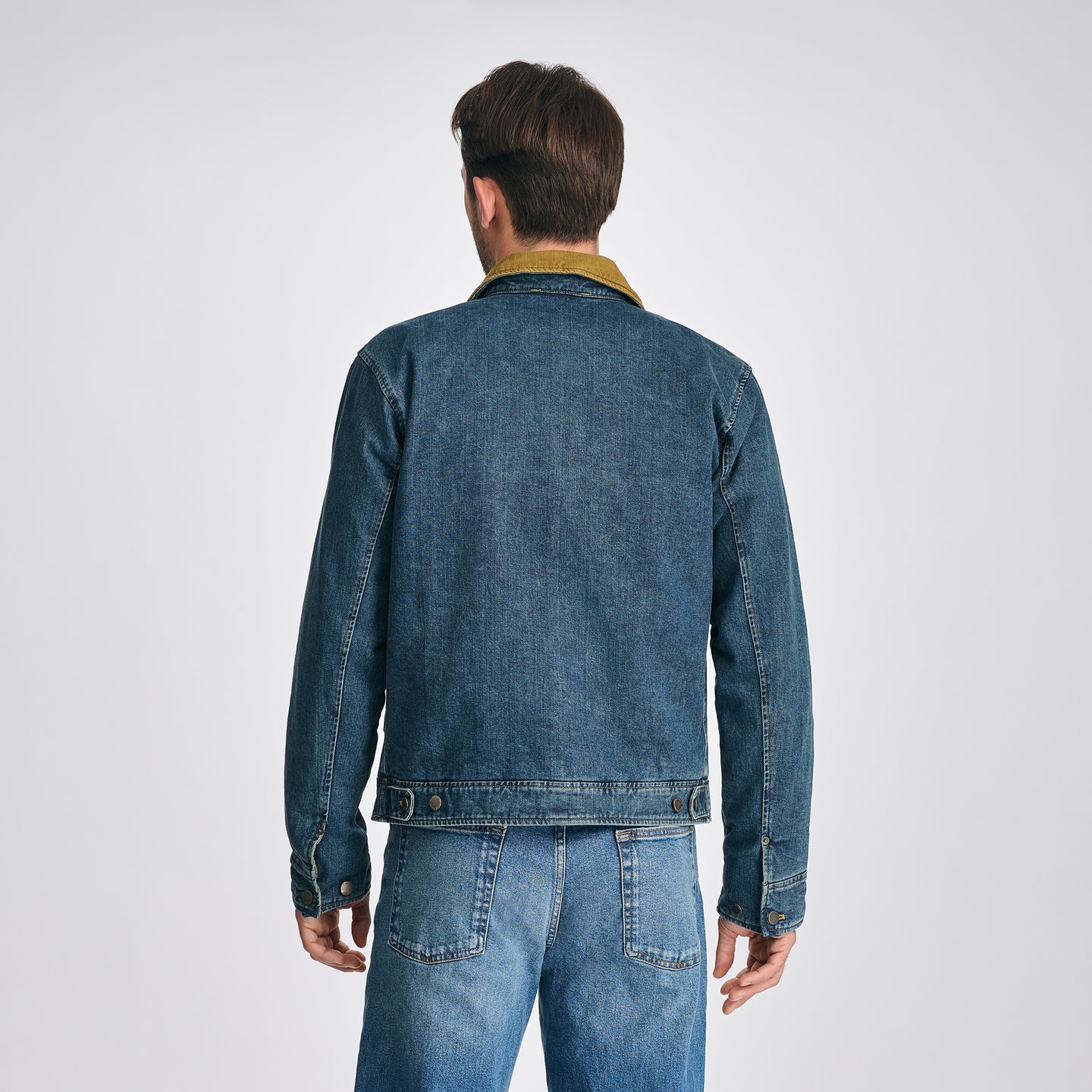 Men's Seabrook Vintage Washed Jacket-Faded Indigo-2