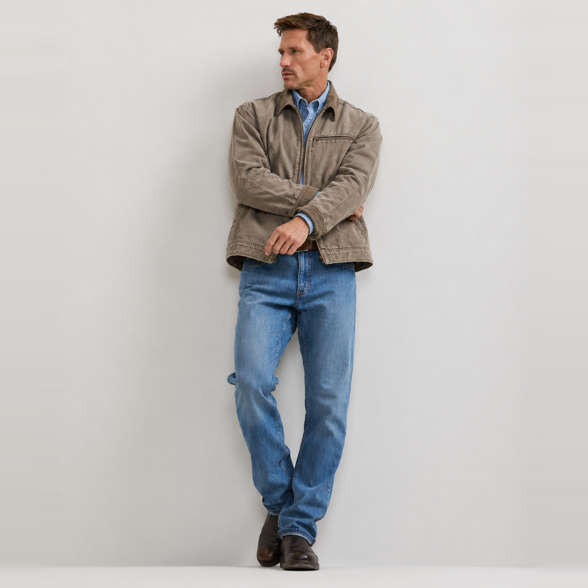 Men's Seabrook Vintage Washed Jacket-Hazelnut-Regular