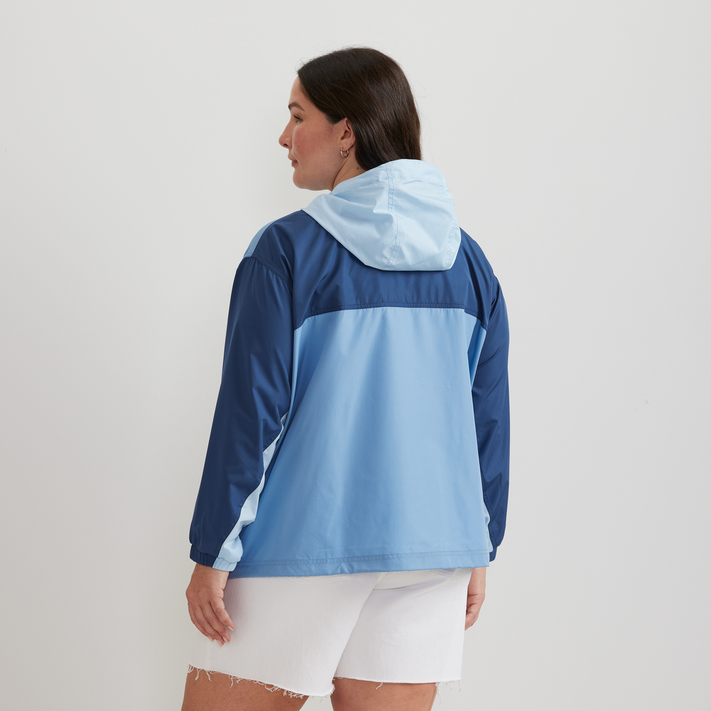Women's Momentum Windproof Hoodie-Blue Fog-Plus-F1