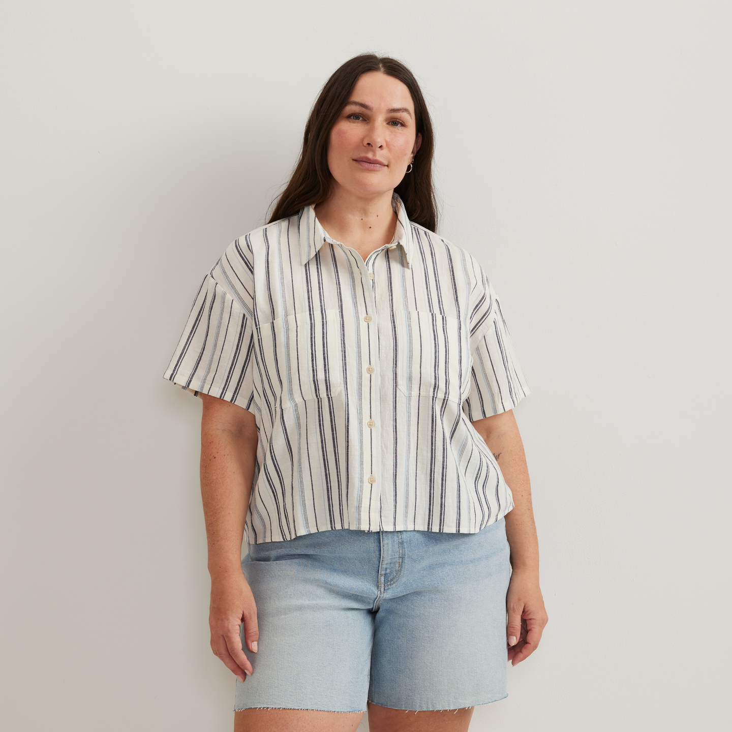 Women's Destination 2 Pocket SS Utility S-Ivory-Plus-C1