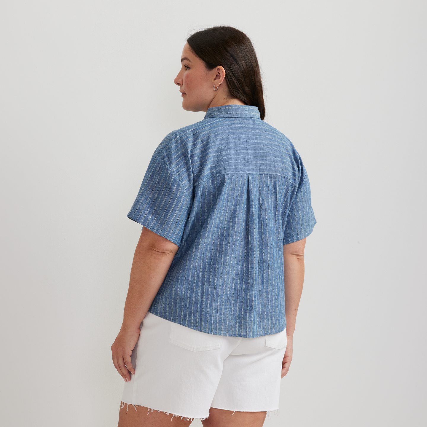 Women's Destination 2 Pocket SS Utility-Indigo-Plus-F1