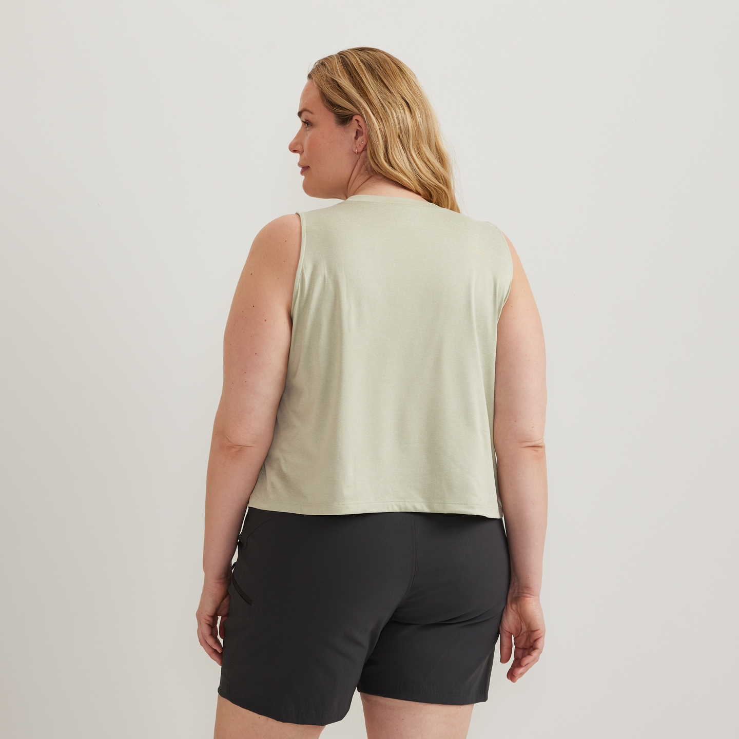 Women's Surreal Travel Tank-Honeydew-Plus-F1