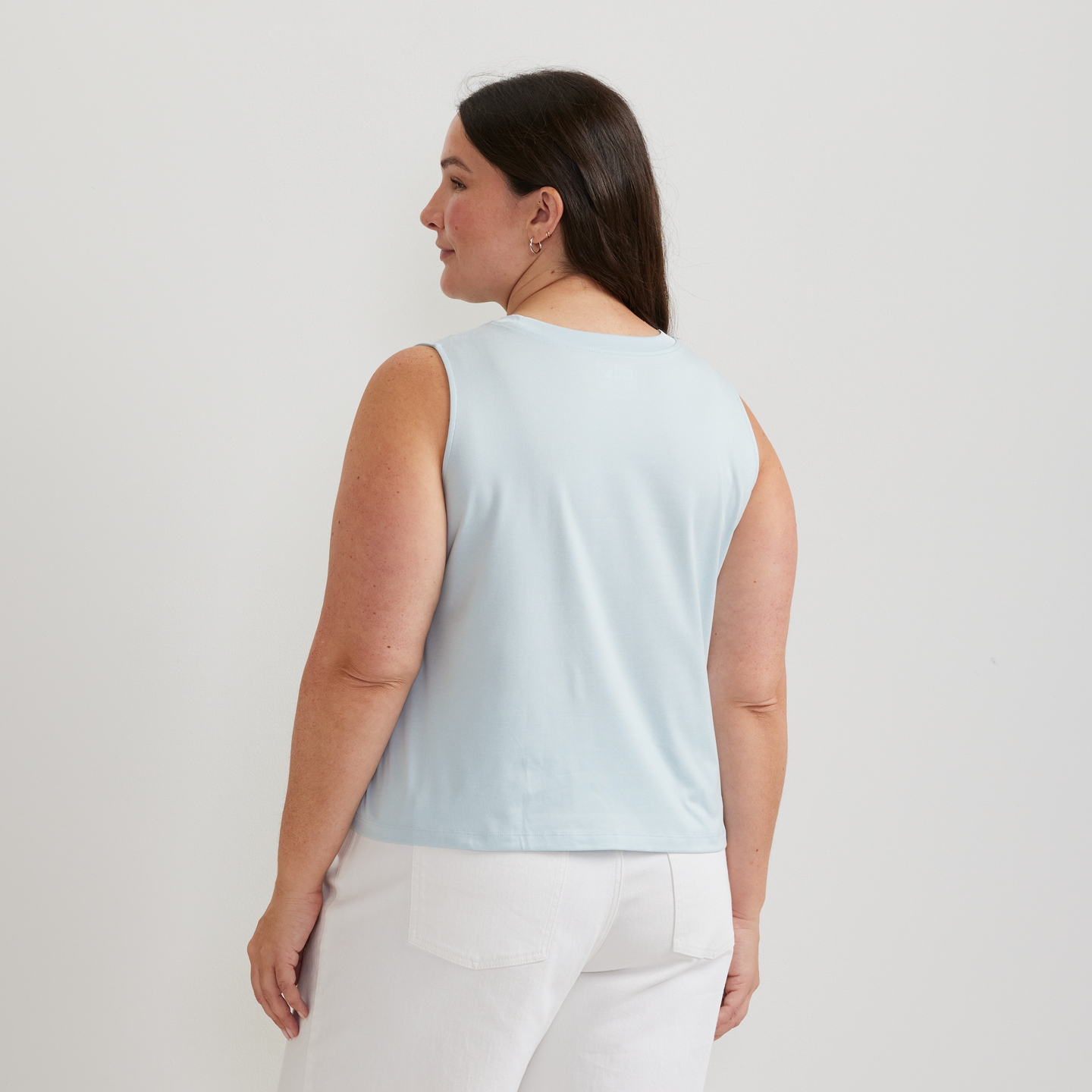 Women's Surreal Travel Tank-Pale Blue-Plus-F1