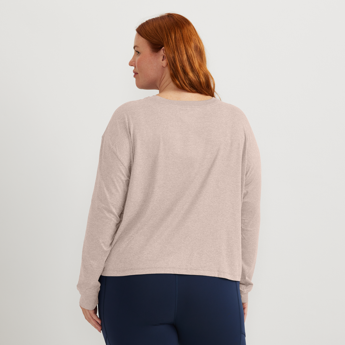 Women's Surreal Travel Long-Sleeve Shirt-Calla Lily-Plus-F1