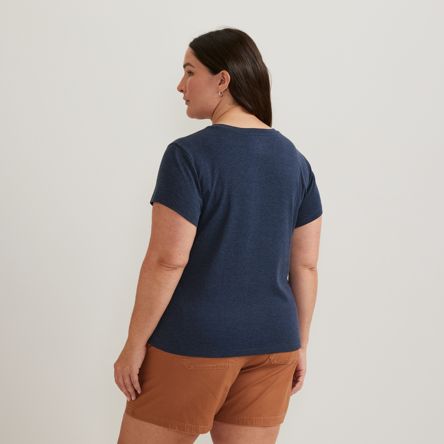 Women's Everyday Short-Sleeve V-Neck T-Shirt-Brook-Plus-F1