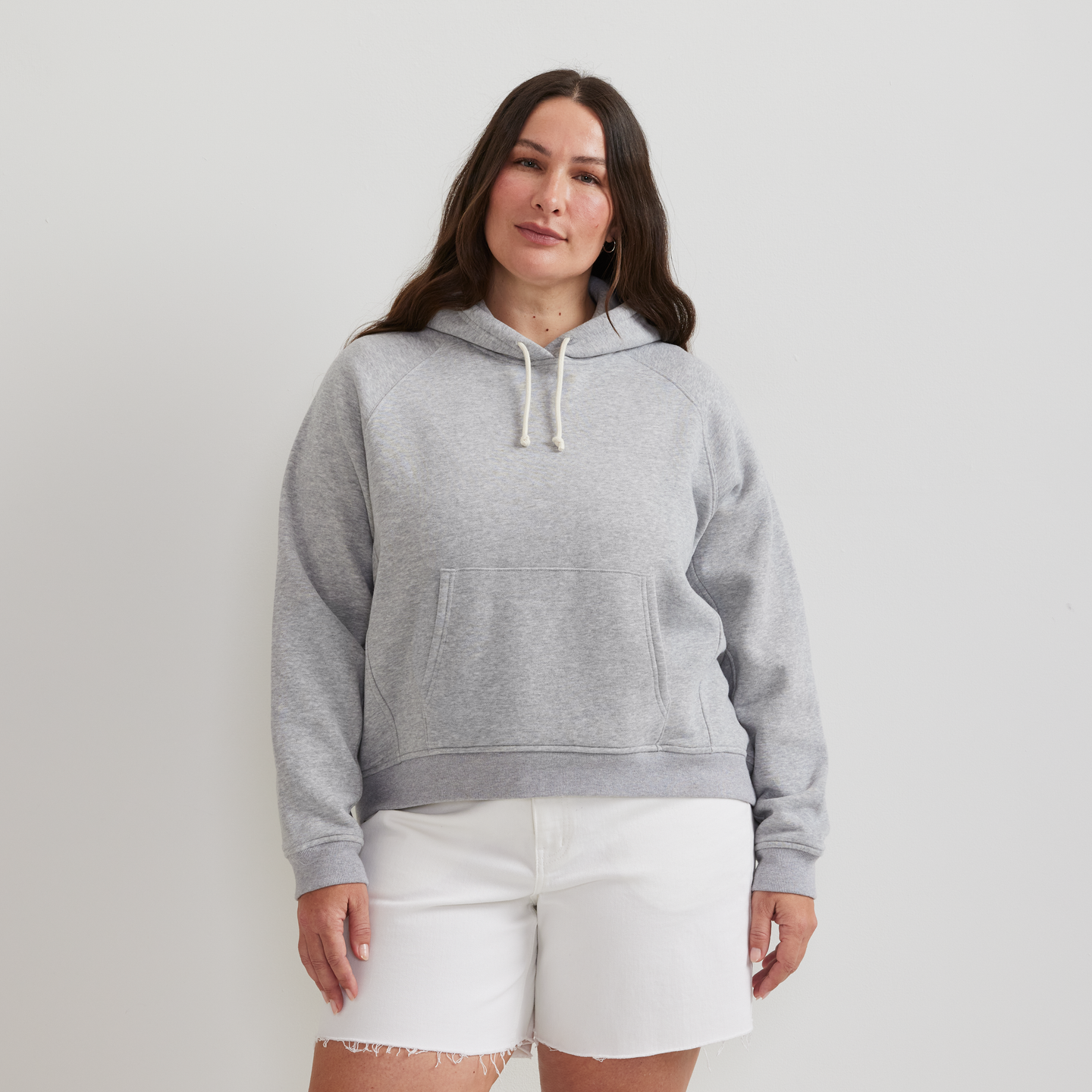 Women's Vintage Soft Pullover Hoodie-Htr Gray-Plus-C1