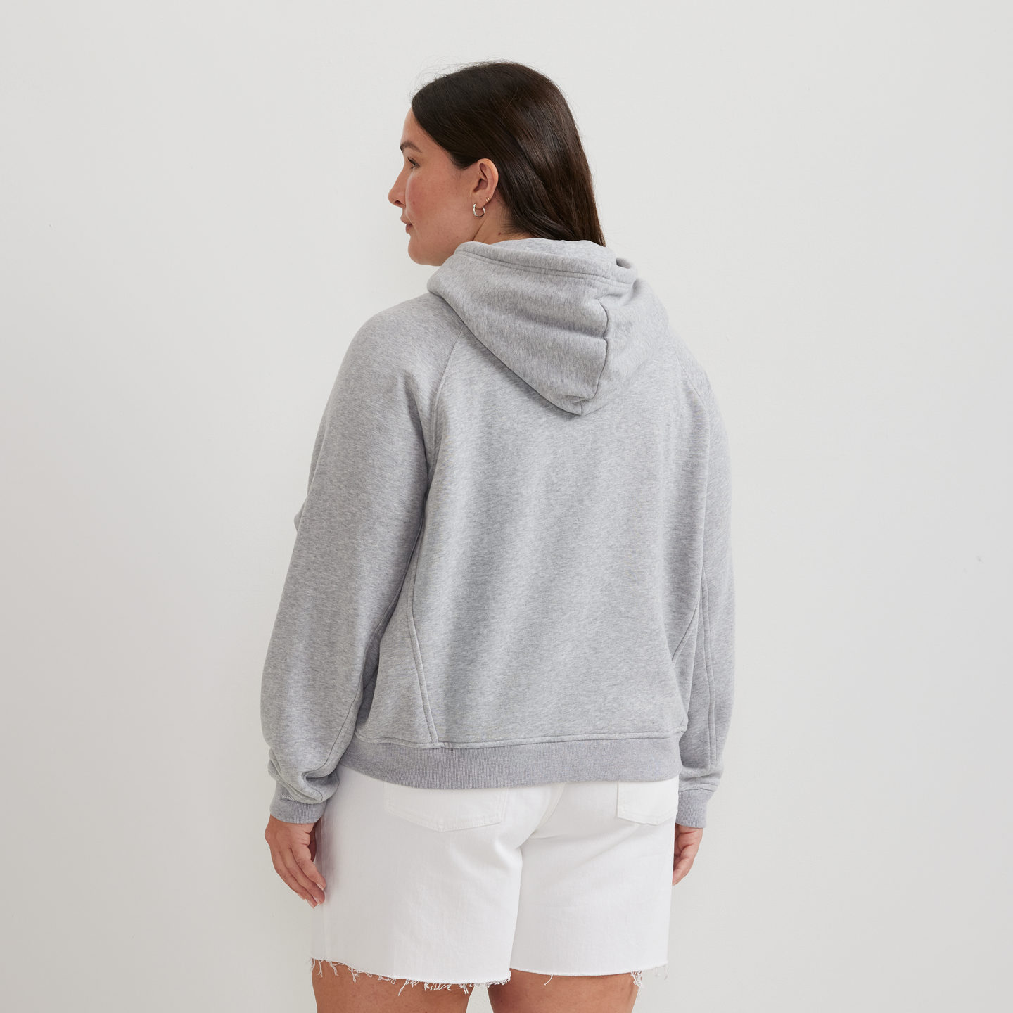 Women's Vintage Soft Pullover Hoodie-Htr Gray-Plus-F1