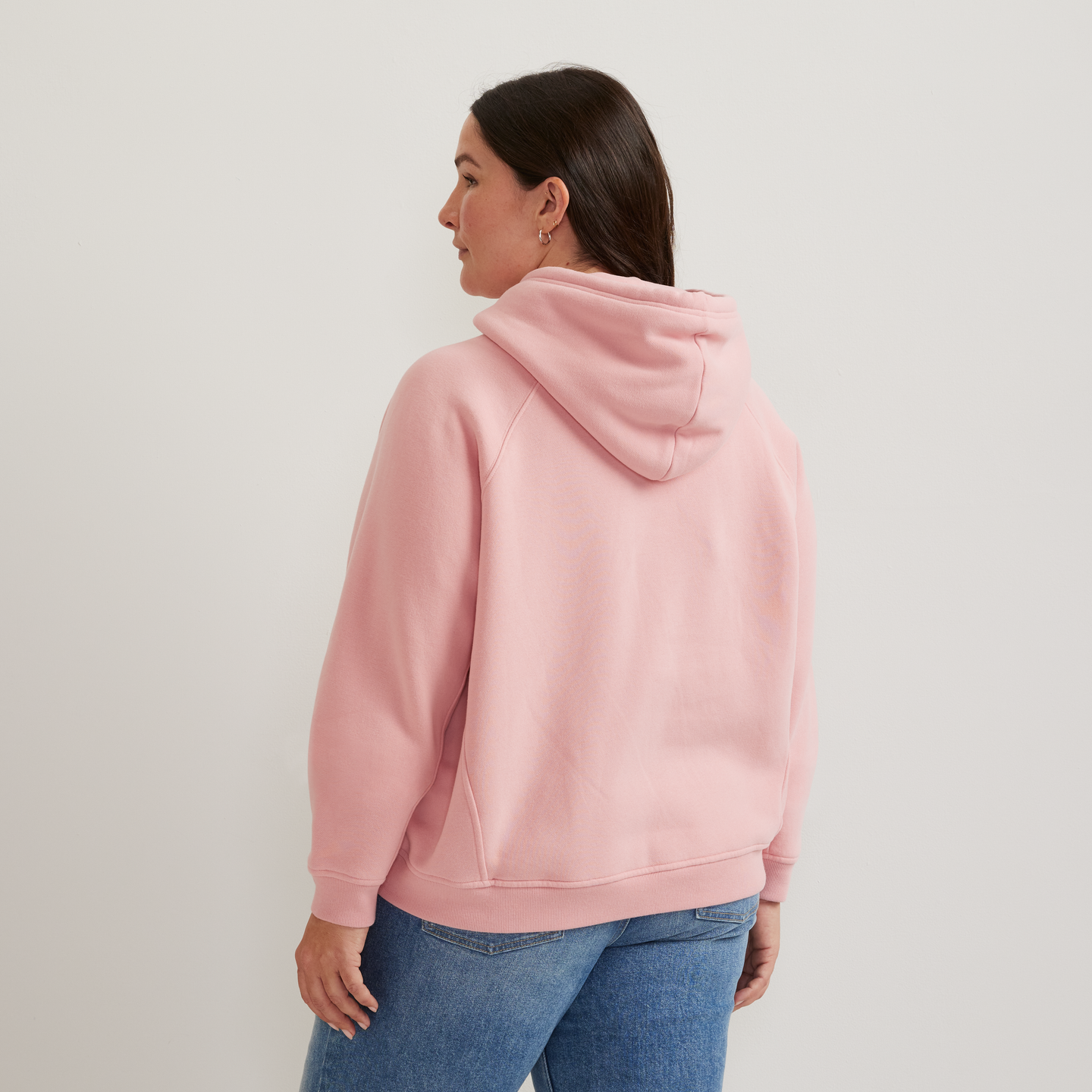 Women's Vintage Soft Pullover Hoodie-Lt Berry-Plus-F1