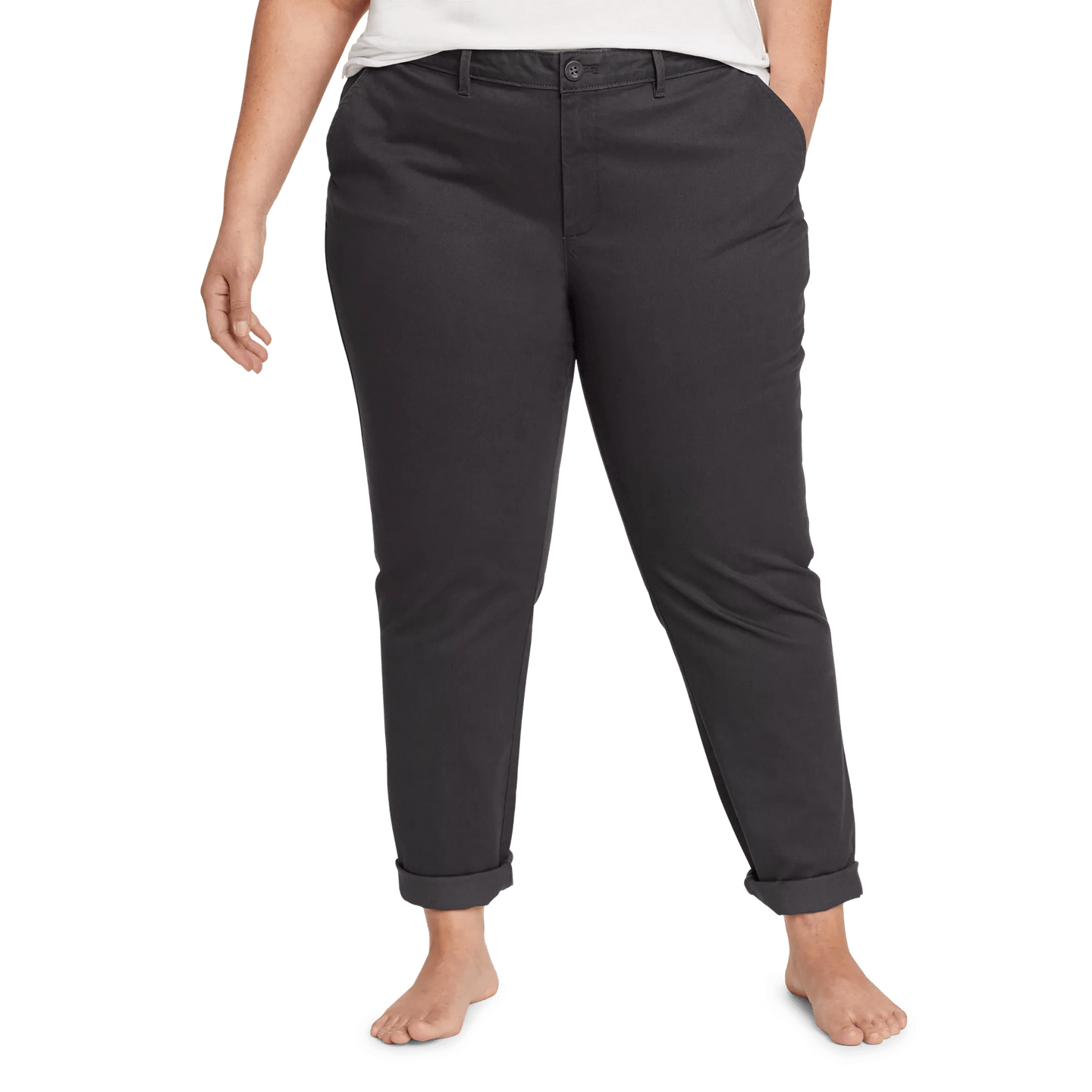 Women's Legend Wash Boyfriend Relaxed Fit Pants-Carbon-Plus-15