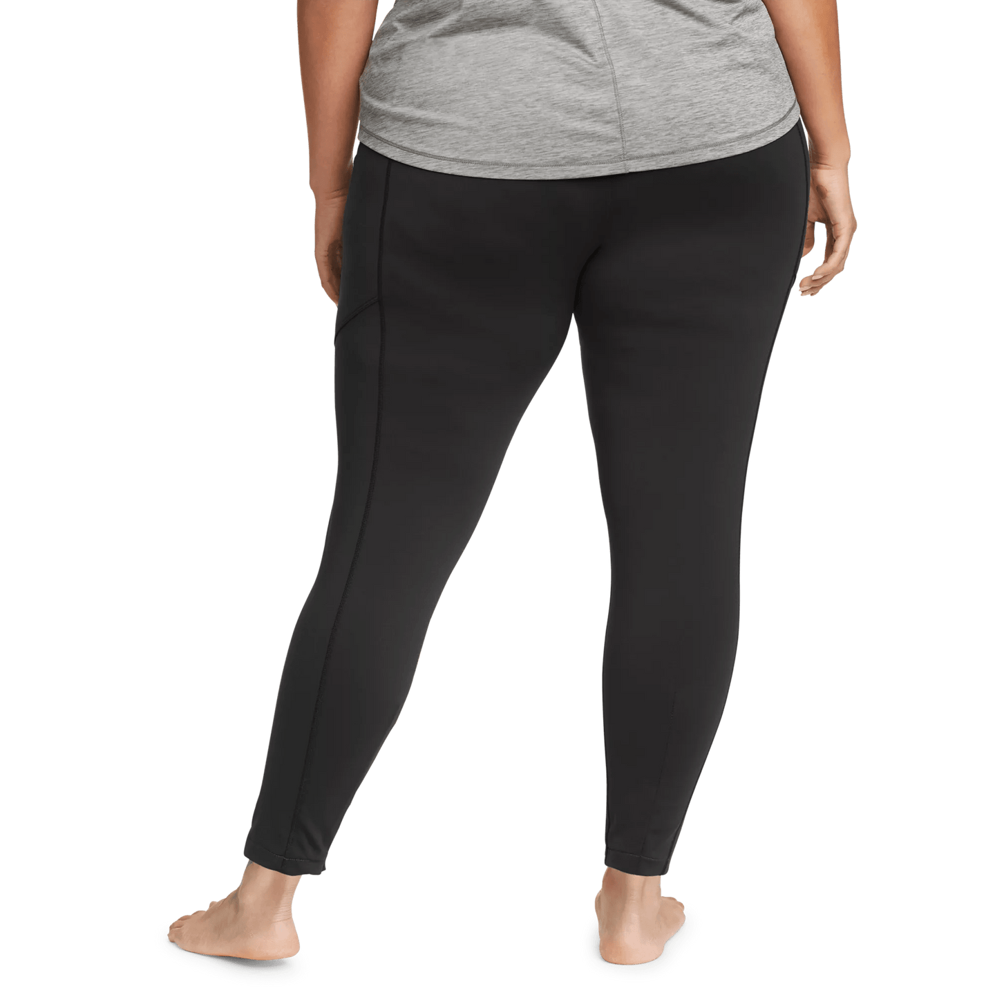 Women's Crossover Winter Trail Adventure High-Rise Leggings-Black-Plus-2