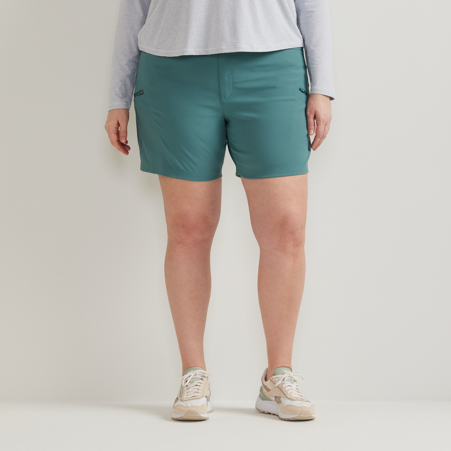 Women's Guide Pro High Rise Shorts-Patina-Plus-C1